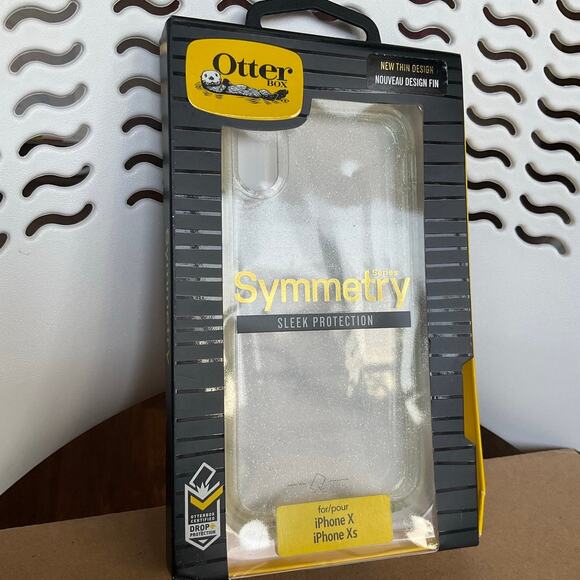 Otterbox Symmetry Clear Series Case for iPhone Xs, Stardust - Picture 5 of 7